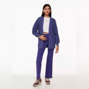 Wilfred Free Unwind Cardigan in deep violet